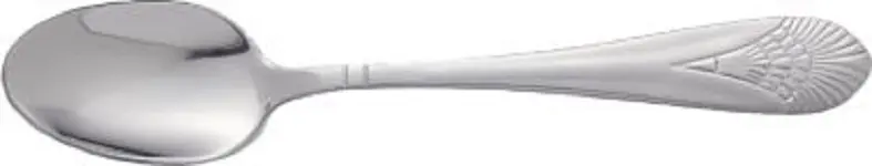 International Tableware Cosmopolitan 18/0 Stainless Dessert Spoon 7-3/8", Silver, Quantity: 12 pieces, CS-114