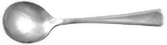 International Tableware Keystone 18/8 Stainless Bouillon Spoon 6-1/2", Silver, Quantity: 36 pieces, KE-113