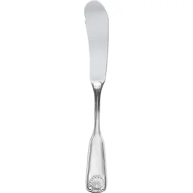 International Tableware Nautilus 18/0 Gel Stainless Butter Knife/Disseminateer 6-1/8", Polished Silver, Quantity: 12 ...