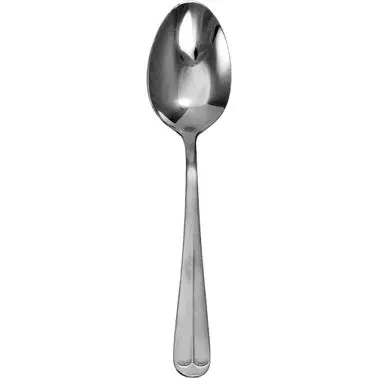 International Tableware Oxford 18/0 SS Satin Finish Table/Serving Spoon 7-3/4", Brushed Silver, Quantity: 12 pieces, ...