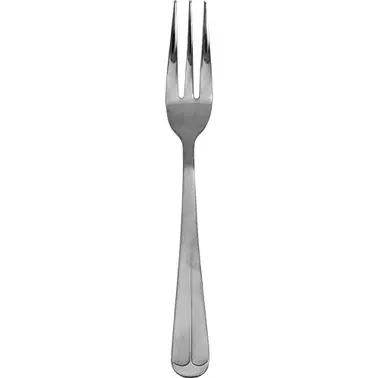 International Tableware Oxford 18/0 SS Satin Finish 3-Tine Dinner Fork 7-3/8", Brushed Silver, Quantity: 12 pieces, O...