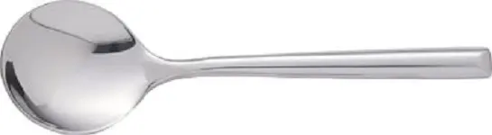 International Tableware Savor 18/0 Stainless Bouillon Spoon 5-7/8", Silver, Quantity: 12 pieces, SA-113