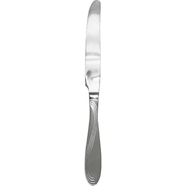 International Tableware Wave 18/0 Stainless Dinner Knife 9-1/8", Metallic Silver, Quantity: 12 pieces, WAV-331