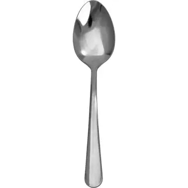 International Tableware Windsor Medium 18/0 Stainless Dessert Spoon 7", Chrome Silver, Quantity: 36 pieces, WIM-114