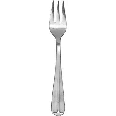 International Tough Tableware Oxford 18/0 SS Satin Finish 3-Tine Salad Fork 5-7/8", Silver, Quantity: 12 pieces, OX-2...
