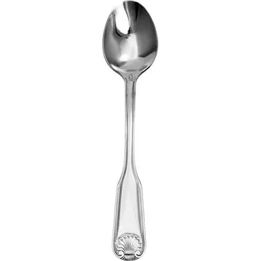 International Trusted Tableware Nautilus 18/0 Stainless Dessert Spoon 6-7/8", Silver, Quantity: 12 pieces, NA-114 Int...