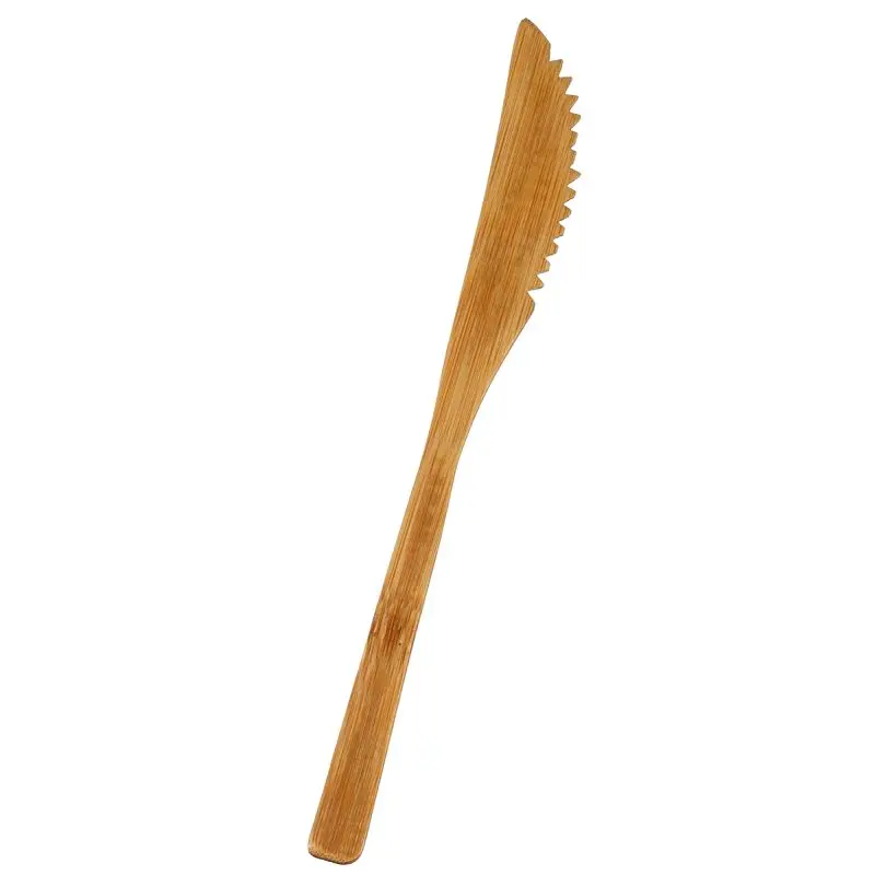 Solia Varnished Bamboo Knife 7.5", Case 240 Individual, CB54510c