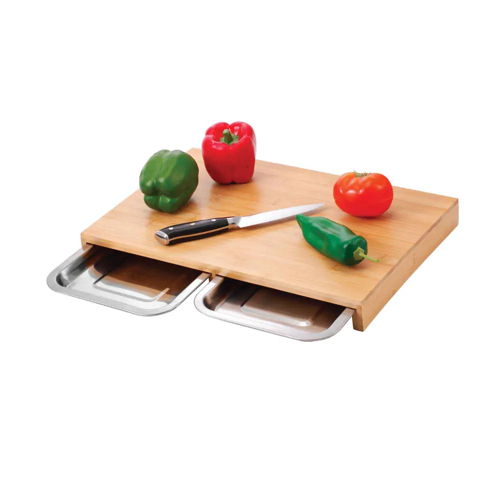 Bamboo Cutting Board Storage