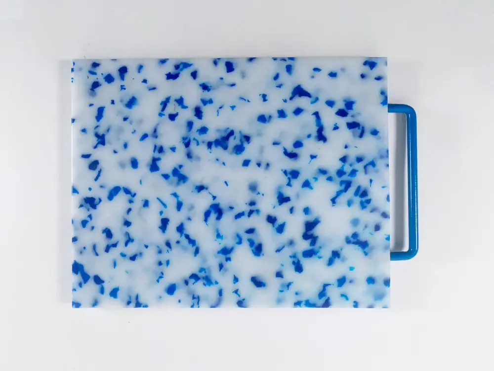 Blue/White Cutting Board - Jumbo Compatible Stand Mixers