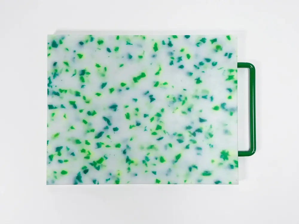LARGE CUTTING BOARD - GREEN/WHITE