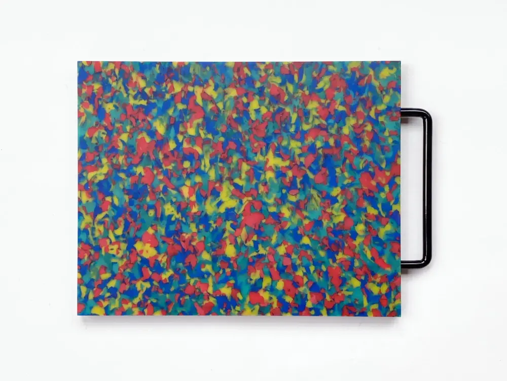 Rainbow Confetti Cutting Board - Big Baking
