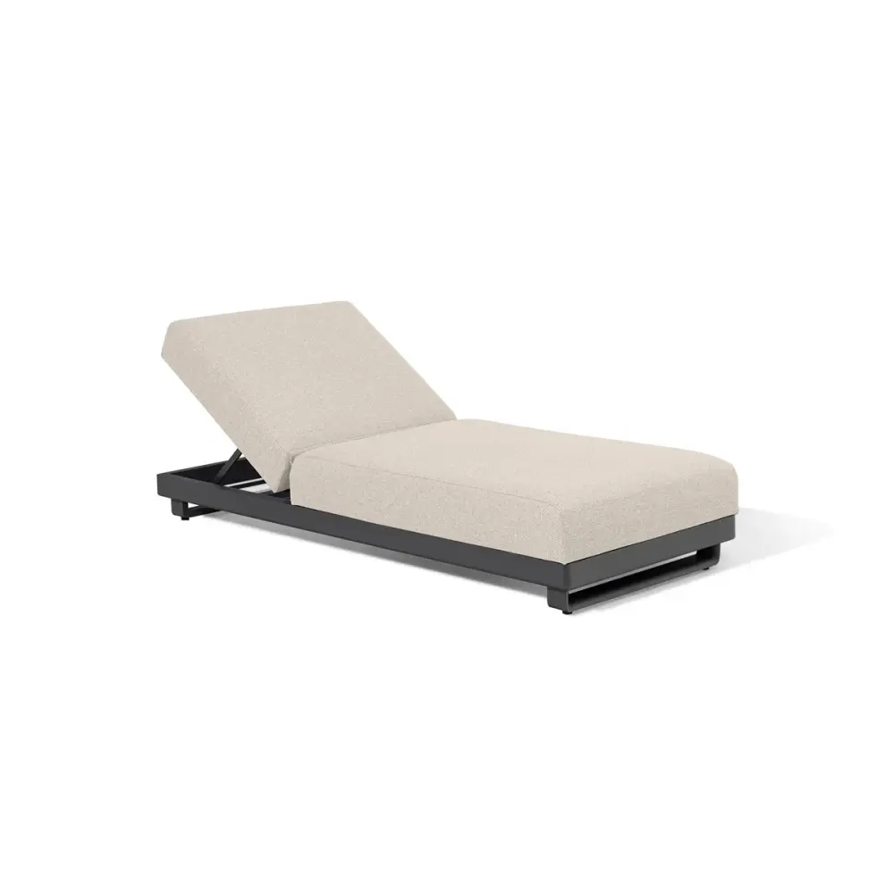 Ibiza Single Sunlounger - Oatmeal