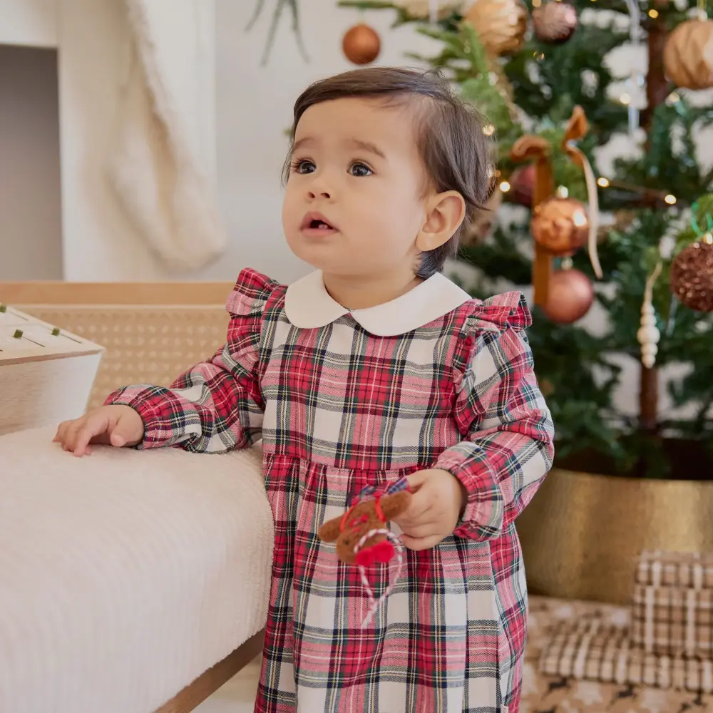 Plaid Dress Place 3-24m