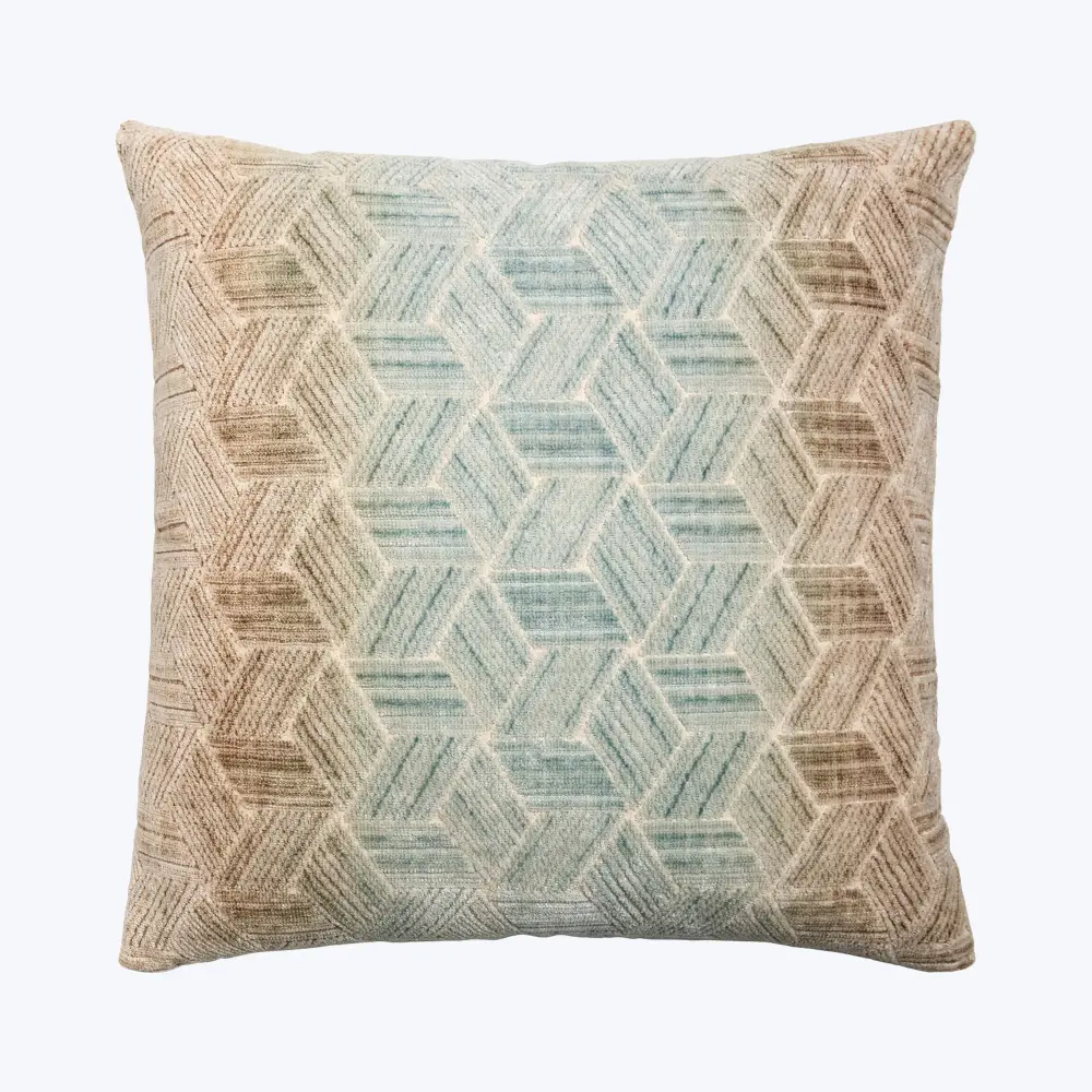 Entwined Woven Jacquard Pillow Agave - Set 2
