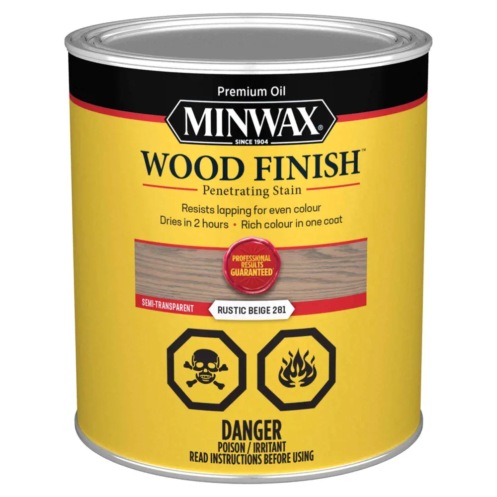 Wood Finish Rustic Sand 281 Semi-Transparent, 946 ml