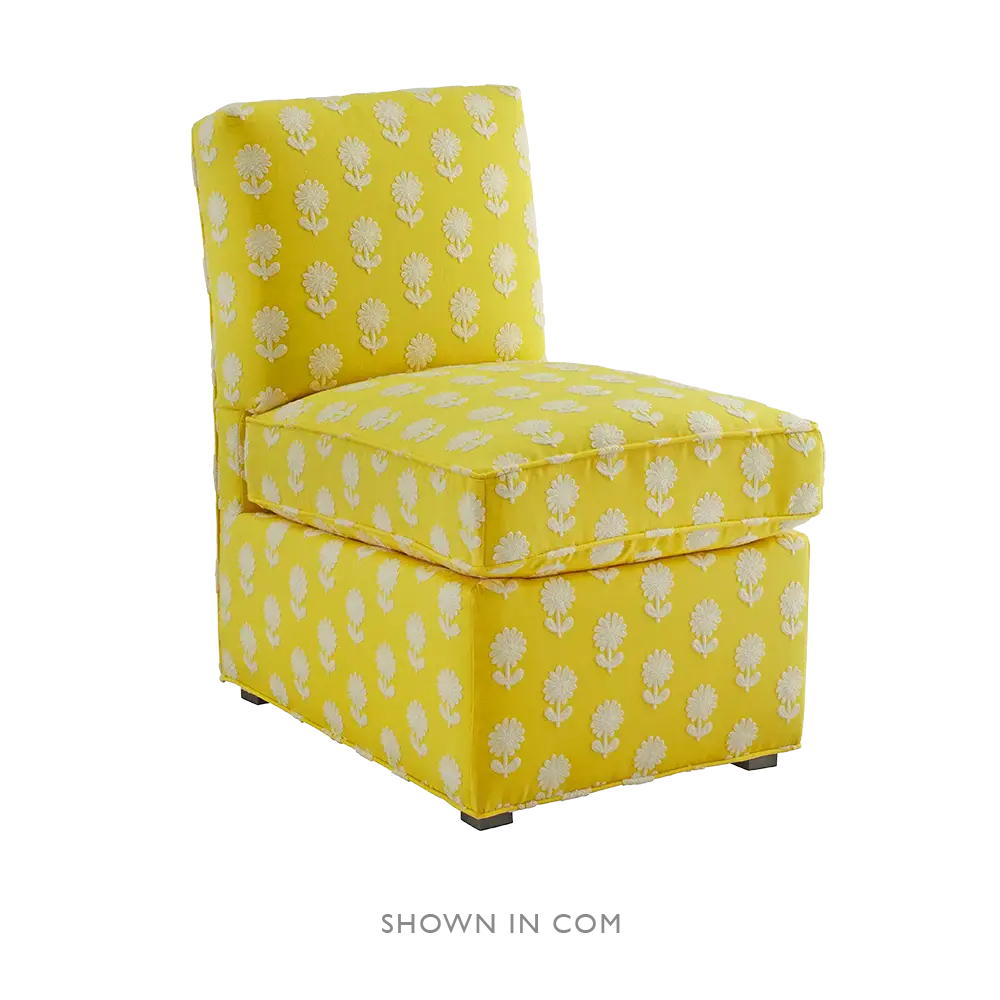 Heavy Duty Upholstered Slipper Chair