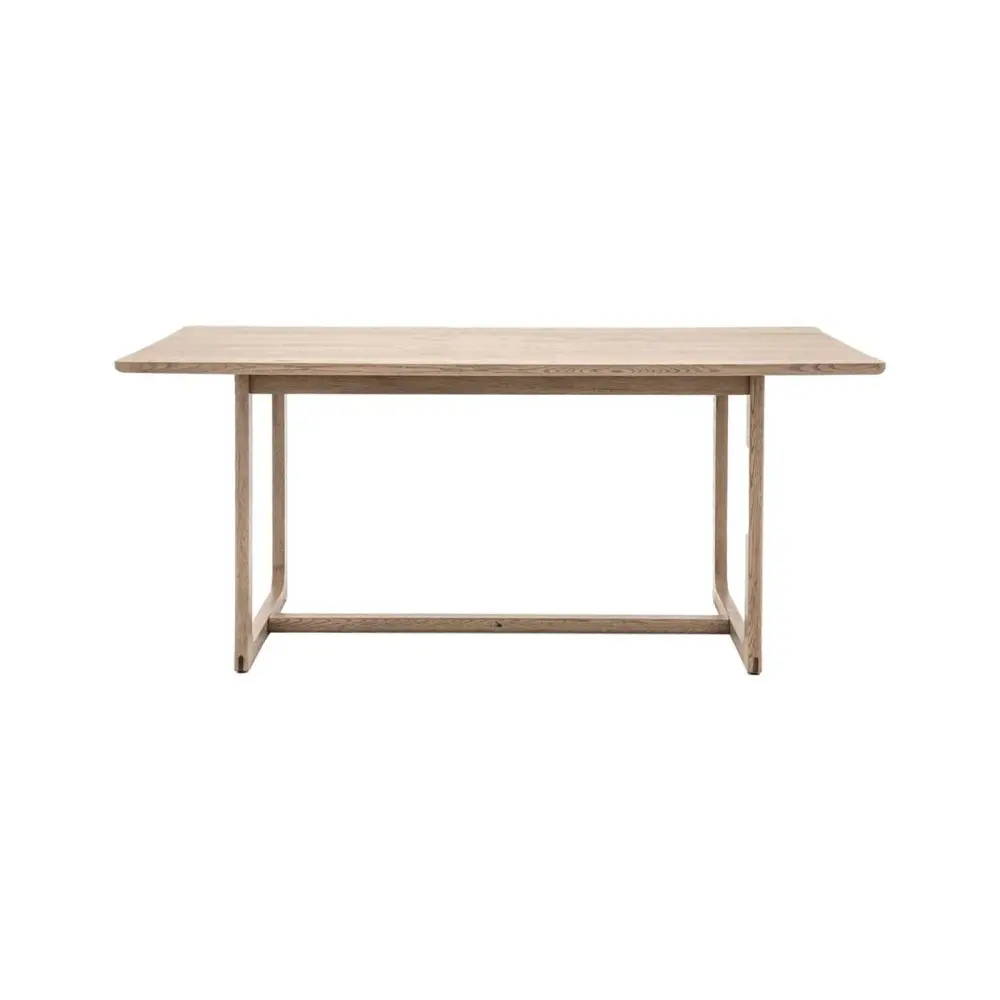 Acacia Wood Croft Dining Table - Smoke