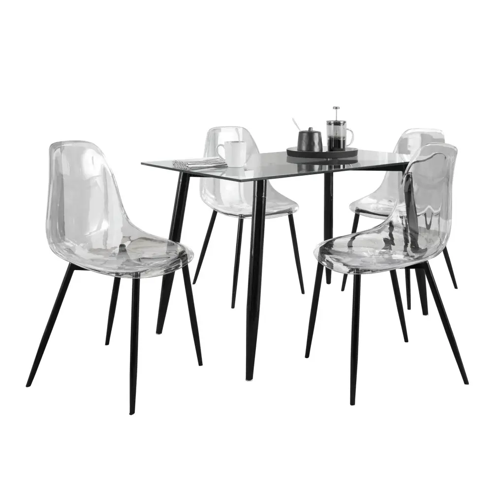 Clara - 5 Piece Mid Century Up-to-date Dining Set