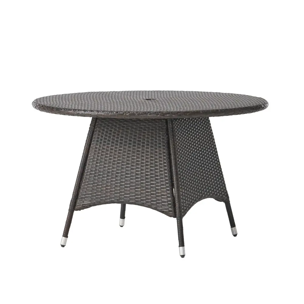 Corsica - Round Dining Table - Chocolate