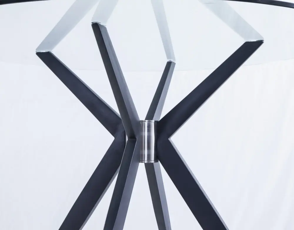 Modrest Dallas - Minimalist Black Dining Table
