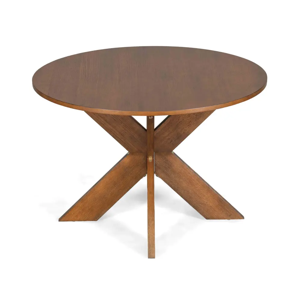 Round Dining Table Kitchen Table - Cherry Large Gatherings