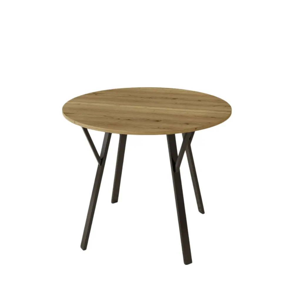 Round Dining Table, 2 - 4 People - Rustic Taupe