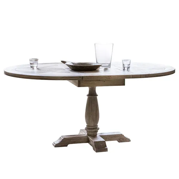 Rustique 4-6 Seater Extending Round Dining Table