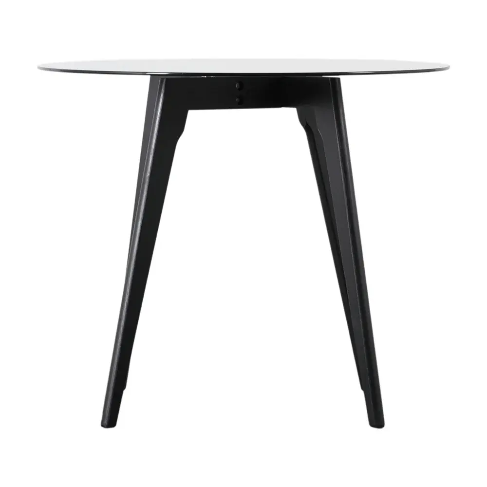 Stackable Design Blair Round Dining Table - Midnight