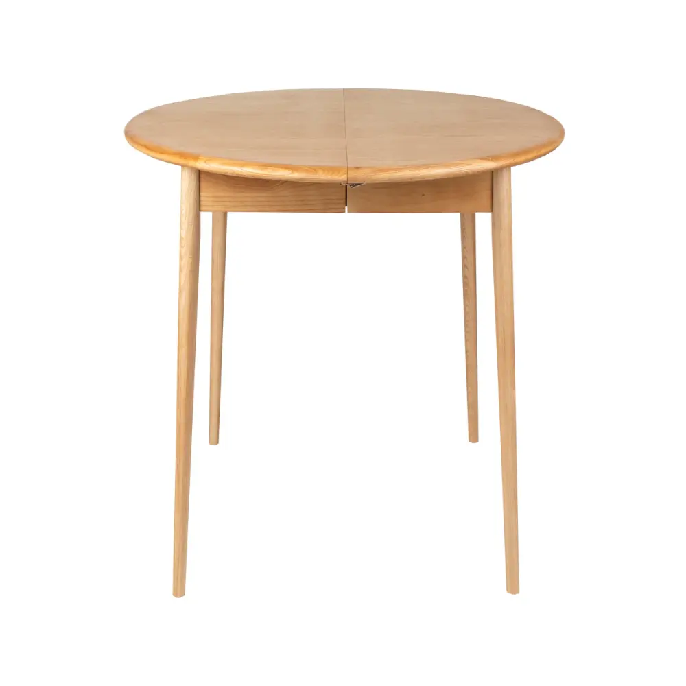 Twist Extendable Round Dining Table 120-160cm - Oak
