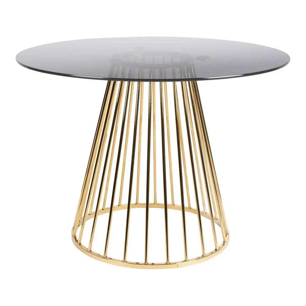 Unbreakable Polycarbonate Fokus Round Dining Table - Aurum