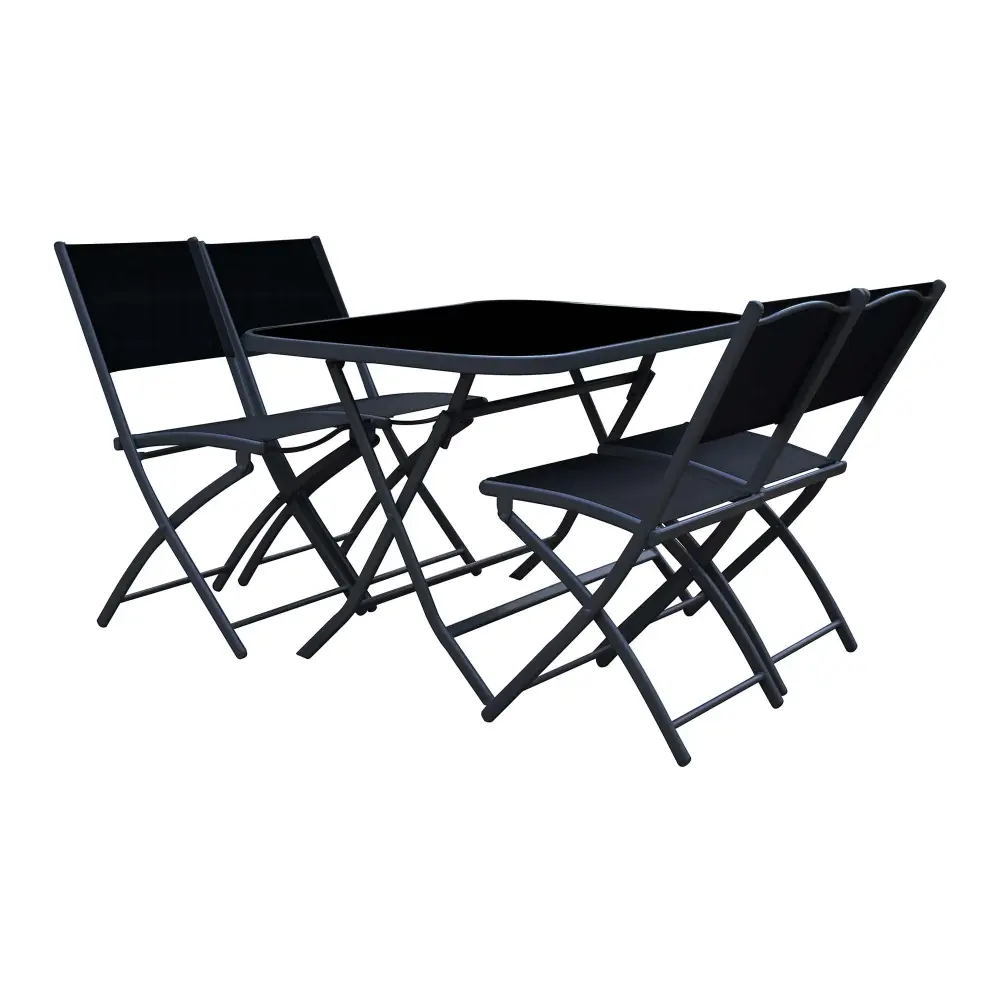 VENTURA Folding Dining Adjust, 5-Piece