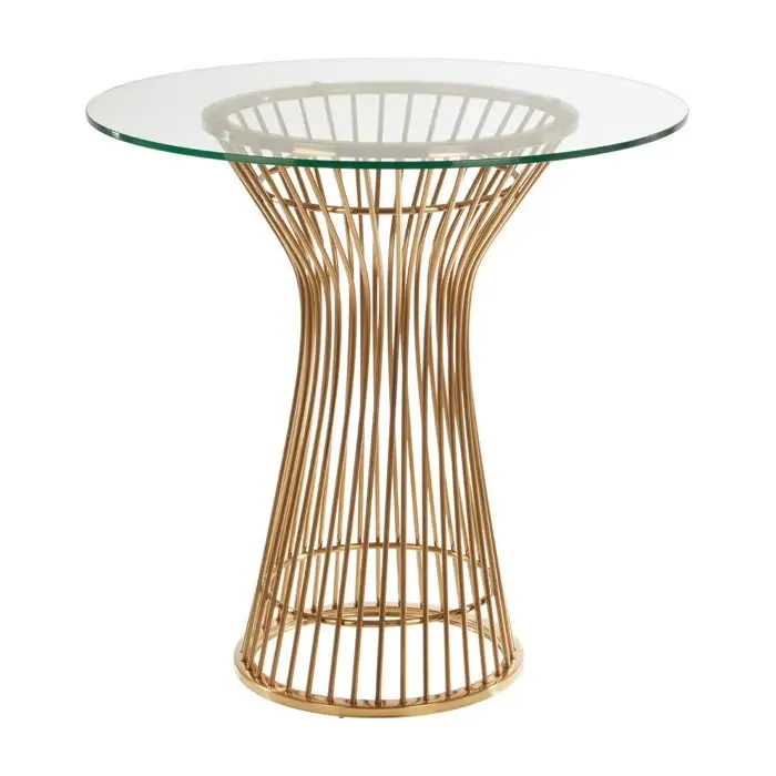 Vogue Round Dining Table - Golden / Gold