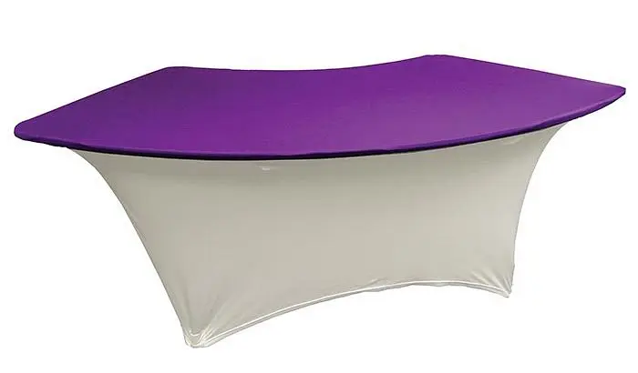 Buffet Robust Improvements Banquet table cover spandex fits top only (does not cover legs) rectangular table 30” x 60”...