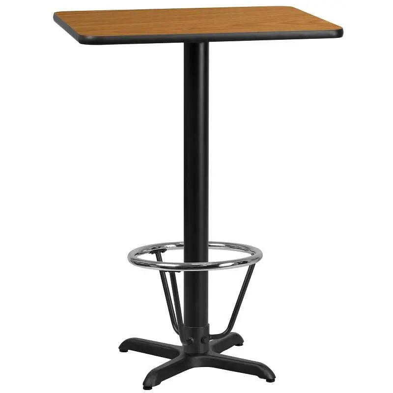 Flash Furniture Stiles 24'' x 30'' Rectangular Bare Laminate Table Top 22'' x 22''...