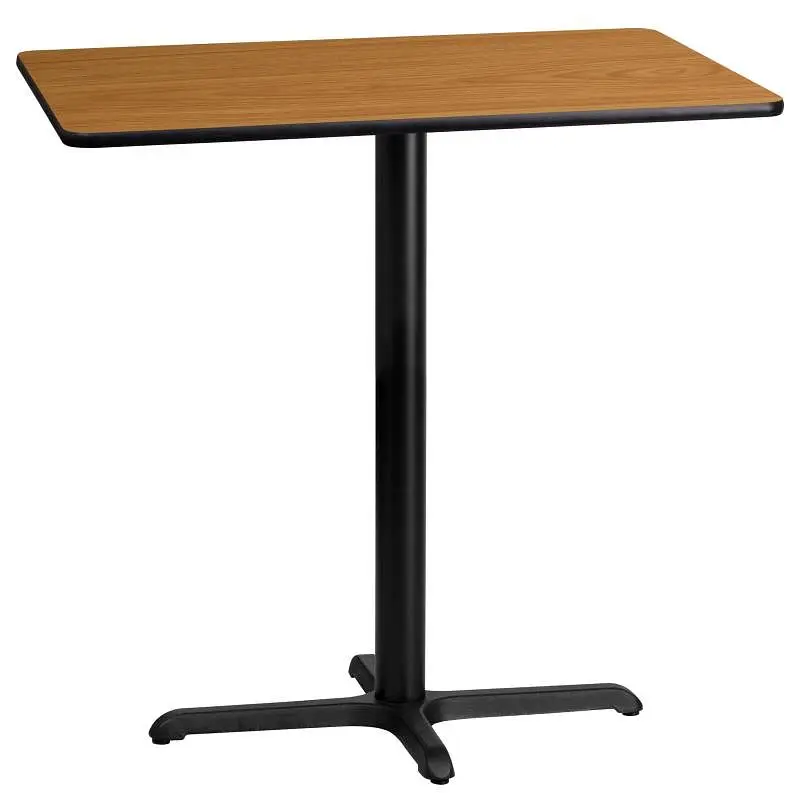 Flash Furniture Stiles 24'' x 42'' Rectangular Bare Laminate Table Top 23.5'' x 29.5'&#...
