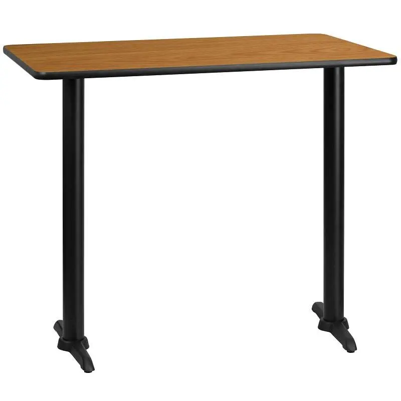 Flash Furniture Stiles 30'' x 48'' Rectangular Bare Laminate Table Top 5'' x 22'' ...