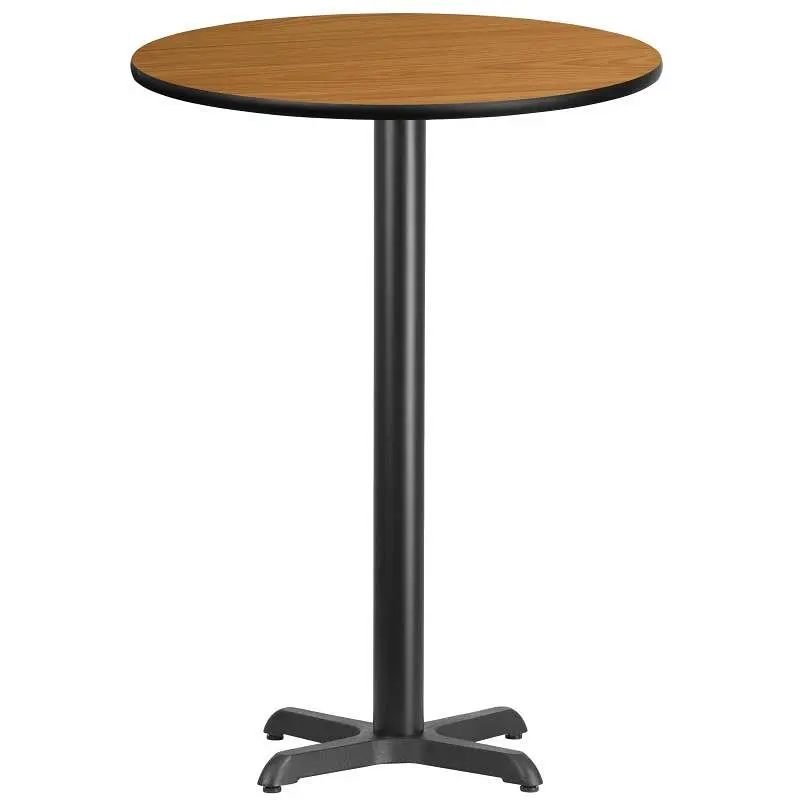 Flash Furniture Stiles 30'' Round Unfinished Laminate Table Top 22'' x 22'' Bar Height Table...