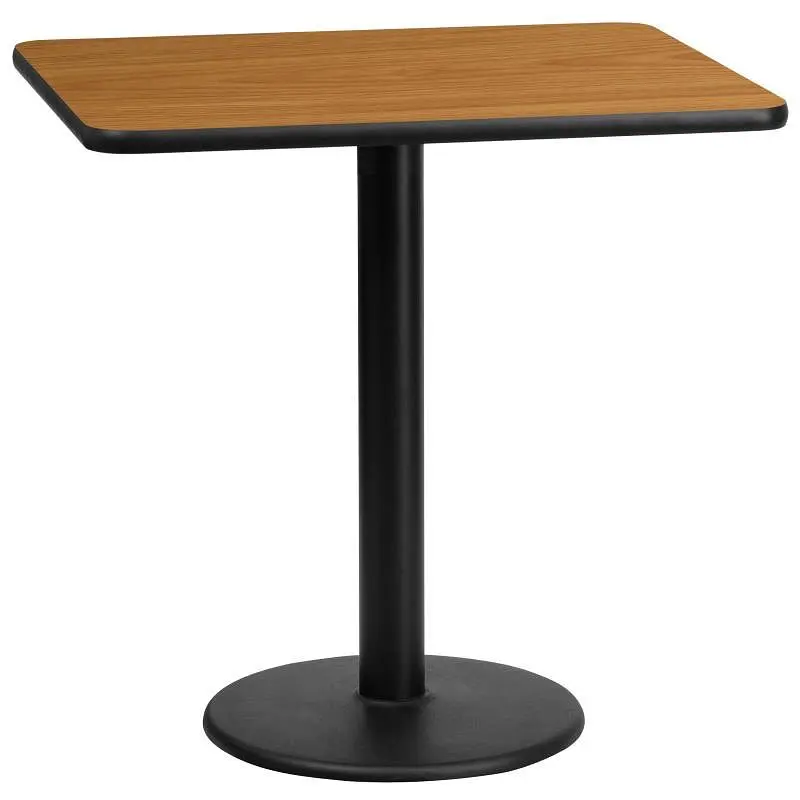 Flash Textured Furniture Graniss 24'' x 30'' Rectangular Bare Laminate Table Top 18'' Round ...