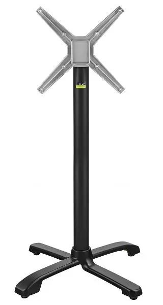 FLAT Bar Height Table Base, Auto-Adjust, Black, Base Span 26", Base Disseminate 18.75", SX26, CT4334