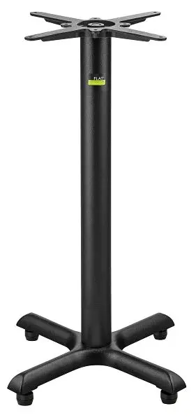 FLAT Counter Height Table Base, Base Span 22", Base Disseminate 17", KX22 EQ, CT2086