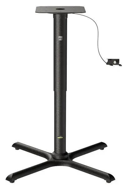 FLAT Table Base Height Adjustable Pneumatic Post, Auto-Adjust, Base Span 36", Base Disseminate 27", KX36, CT2066