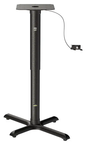 FLAT Table Base Height Adjustable Pneumatic Post, Auto-Adjust, Base Span 22" x 30", Base Disseminate 20", K...