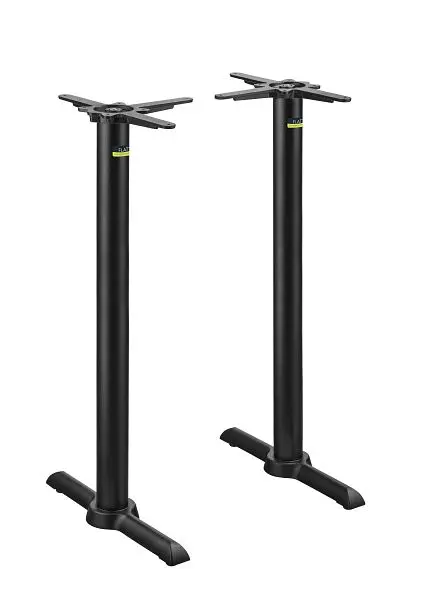 FLAT Water-Resistant Bar Height Table Base, Auto-Adjust, Base Span 22", Base Disseminate 5", KT22, CT2031
