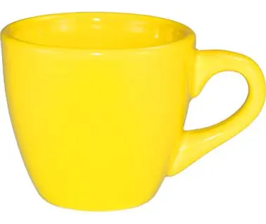 International All-Purpose Tableware Cancun Stoneware Yellow .D. Cup (3.5oz), Yellow, Quantity: 36 pieces, CA-35-Y Internat...