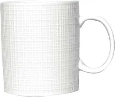 International ANSI-Rated Tableware Dresden Porcelain C-Handle Mug (11oz), Bright White, Quantity: 24 pieces, DR-68 Interna...
