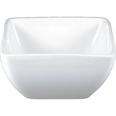 International Authentic Tableware Paragon Porcelain Square Bowl (14oz), Bright White, Quantity: 36 pieces, FA-3 Internatio...