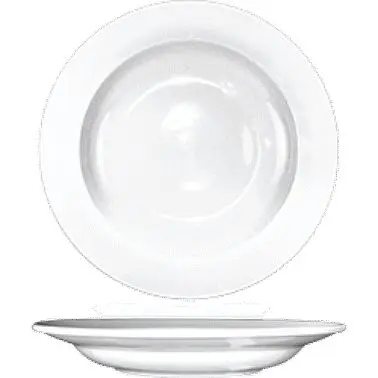 International Certified Tableware Dover Porcelain Pasta Bowl 12-3/4" (24oz), European Off-White (Off White), Quantity...