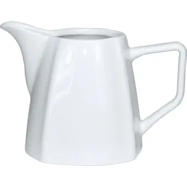 International Certified Tableware Rhapsody Porcelain Creamer (4oz), Bright White, Quantity: 12 pieces, RA-100 Internationa...