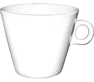 International Chemical-Resistant Tableware Bristol Porcelain Tall Cup (9oz), Bright White, Quantity: 24 pieces, BL-1 Inter...
