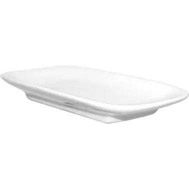 International Contemporary Tableware Pacific Porcelain Sauce Plate 7" x 3", Bright White, Quantity: 36 pieces, M...